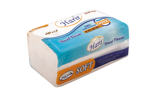 تصویر از دستمال حوله مخزنی حریر 400 برگ