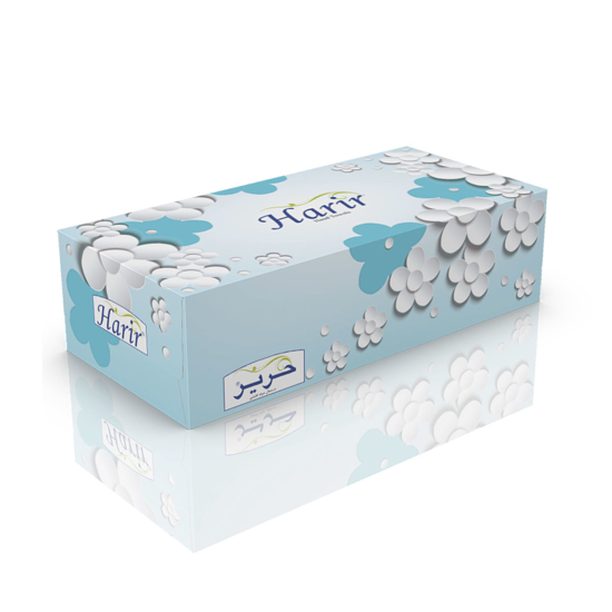 تصویر از دستمال حوله جعبه ای حریر 73برگ 3لایه